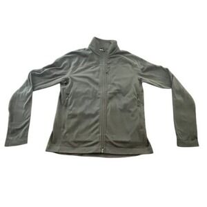 Fjallraven Abisko Trail Fleece Jacket Womens Small Grey Full Zip Grid Tech Layer